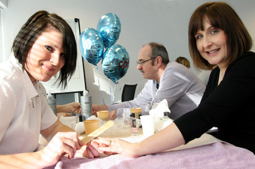 CPP employees treated to a manicure