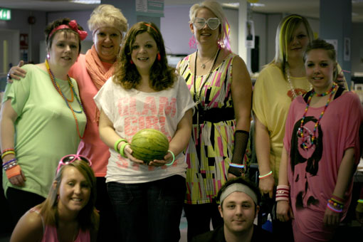 HPI Staff in 80’s fancy dress