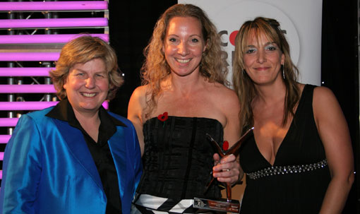 Sandi Toskvig, Lyndsay Meldrum and Nicola Collister.