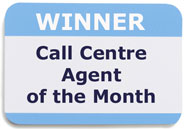 Agent of the month badge
