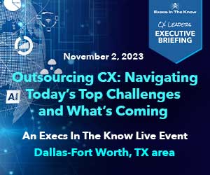 Execs in the Know Outsourcing CX Dallas event box