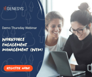Genesys Demo Thursday – April WEM webinar  Ad