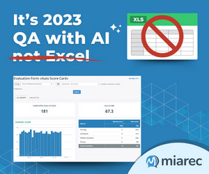 MiaRec QA with AI not Excel box