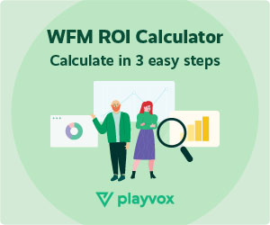 Playvox WFM ROI Calculator box