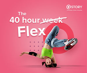 QStory Agent Flex 40 Hour Pink box