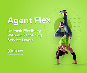 QStory Agent Flex Service Level Green box