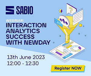 Sabio Interactions Analytics Webinar Box