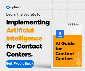 Upland AI for Contact Centres eBook Box