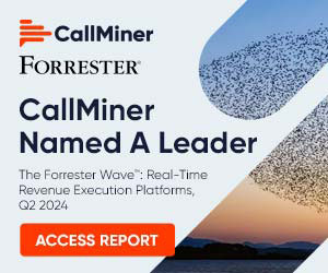 CallMiner Forrester Wave Box
