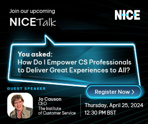 NICE Talk Empower CS Professionals Box