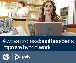 Poly Headsets for Hybrid Working box