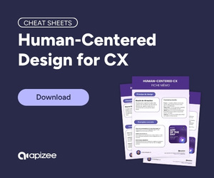 Apizee Human Centred Design Cheat Sheet Box