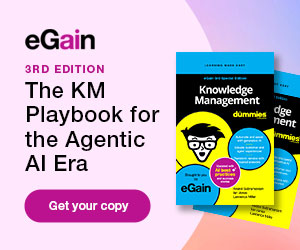 eGain KM for Dummies Agentic AI box