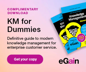 eGain KM for Dummies Agentic AI box