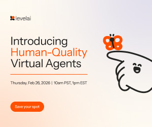 Level AI Human Agents Webinar Box
