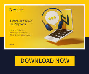Netcall Future Ready CX Playbook box