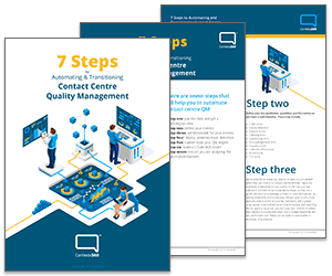 White Paper: 7 Steps to Automating and Transitioning Contact Centre Quality Management Thumbnail