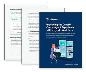 eBook: Improving the Agent Experience with a Hybrid Workforce Thumbnail