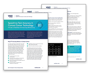 Whitepaper: Speech-to-Text Accuracy in Contact Center Technology Thumbnail