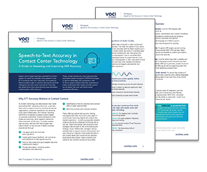 White Paper: Speech-to-Text Accuracy in Contact Center Technology Thumbnail