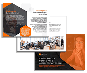 White Paper: Four Technology Trends Shaping Modern Contact Centres 