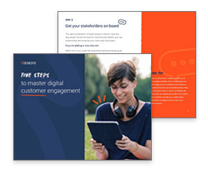 eBook: Five Steps to Master Digital Customer Engagement Thumbnail