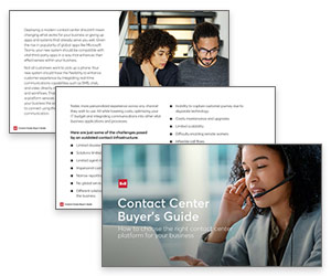 Guide: Contact Center Buyer's Guide Thumbnail