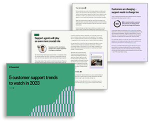 eBook: 5 Customer Support Trends to Watch in 2023 Thumbnail