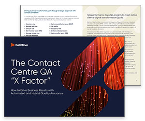 White Paper: The Contact Centre QA X Factor Thumbnail