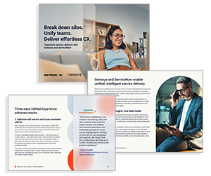 eBook: Transform Service Delivery with Genesys and ServiceNow Thumbnail