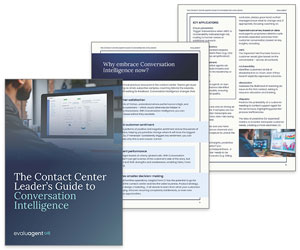 The Contact Center Leader’s Guide to Conversation Intelligence Thumbnail