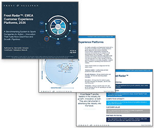 Whitepaper: Frost Radar for EMEA Customer Experience Platforms 2026