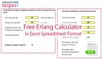 Thumbnail Erlang C Calculator Excel Including Shrinkage