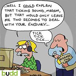 call centre cartoon