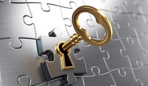 key in puzzle lock