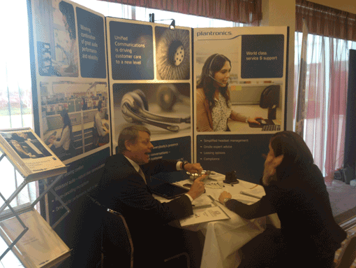 Photo of Plantronics from Call Centre Summit