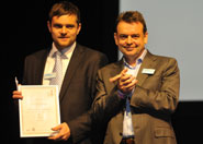 John-Barr-and-Darren-Hockle John Barr and Darren Hockle accepting the award