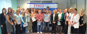 Tesco NVQ graduates