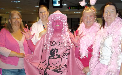 QVC-BCC-510 QVC staff raising money for Breast Cancer Care