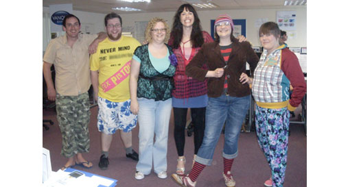 Respondez staff dressed badly for Charity