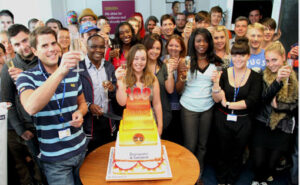 Ben Dale-Gough and the Brighton team