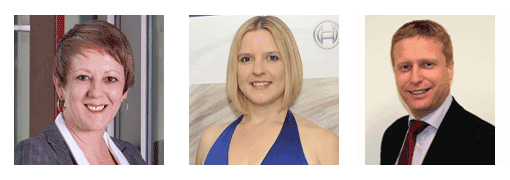 Debra Maxwell, Lauren Tennant and Paul Robb