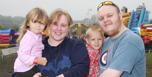 friends and family having fun