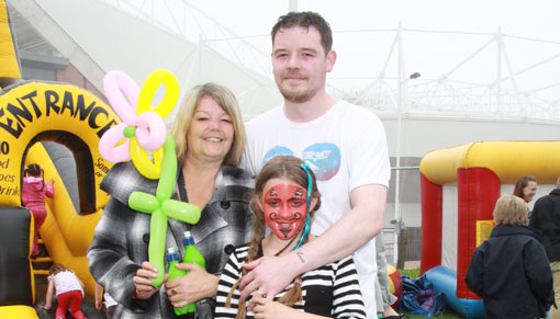 family and friends having fun