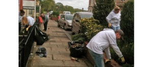 fusion employees giving street a makeover