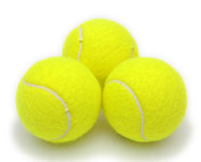 3 tennis balls