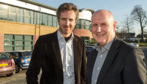 Frederic Jousset (Webhelp founder and co-chair) and David Turner (HEROtsc CEO).