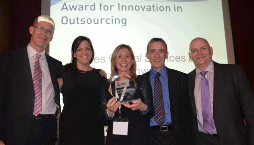Award-Picture-510 Award for Innovation in Outsourcing - Sykes Global Services and Genworth