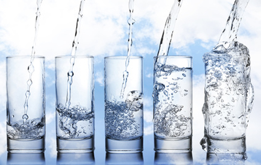 pouring water
