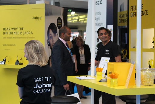 The Jabra stand.